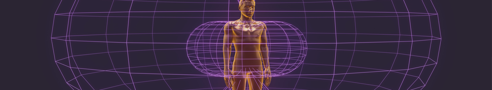 Biofield surrounding the human body